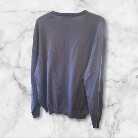 Mens Ralph Lauren Pro Golf Navy V-Neck Sweater Like New XL - Picture 2 of 2